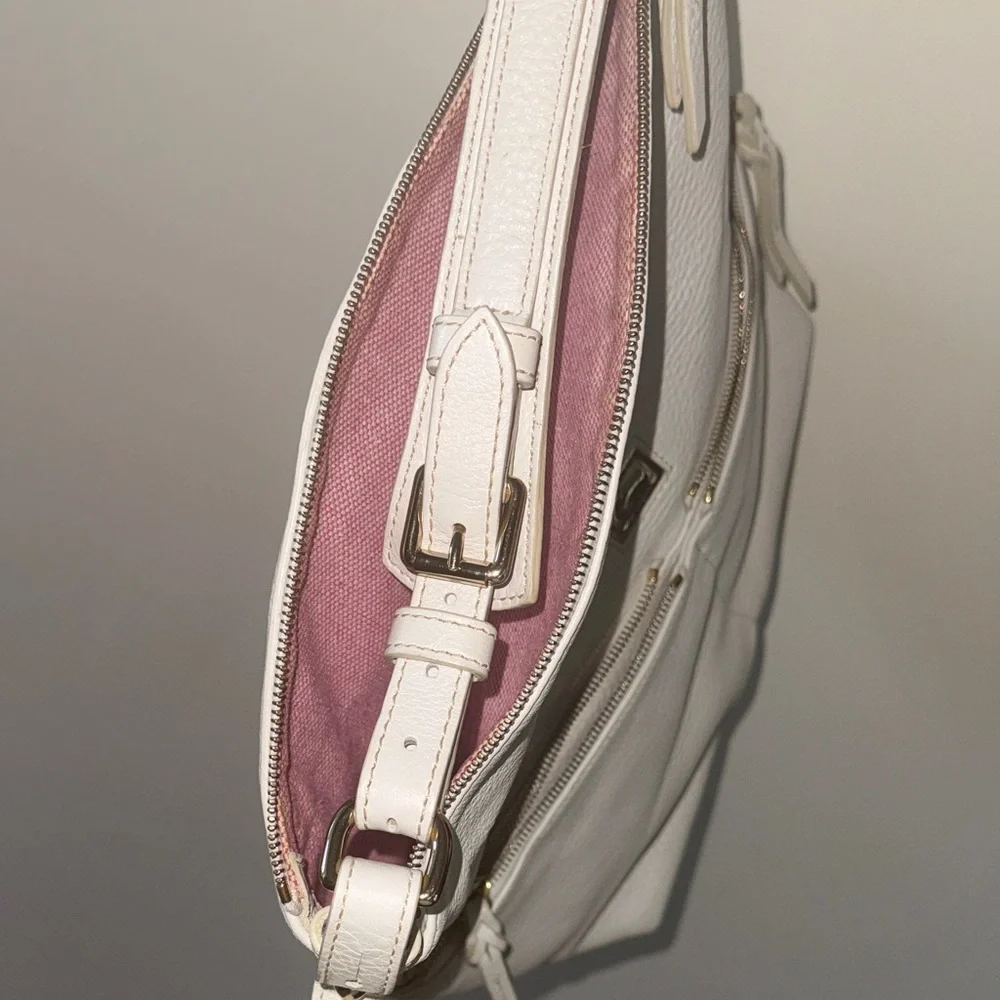 Dooney & Bourke White Leather Backpack